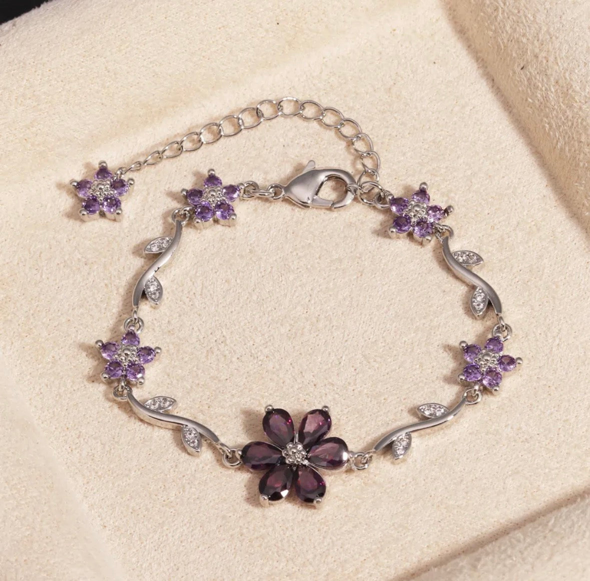 ✨Bracelet Flower Crystal✨